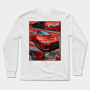 Mitsubishi Lancer Evolution X Long Sleeve T-Shirt